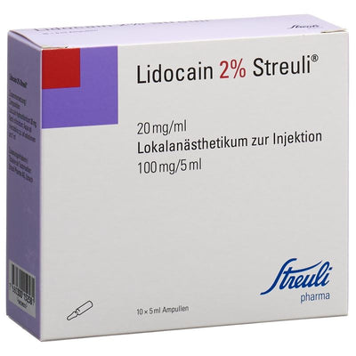 LIDOCAIN Streuli 100 mg/5ml 10 Amp 5 ml