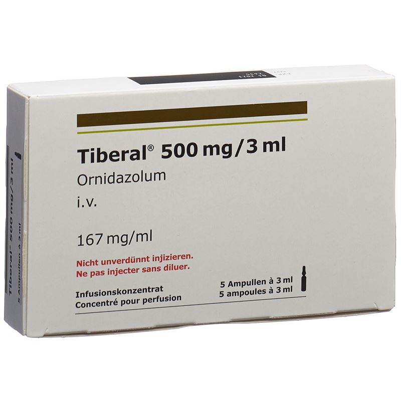 TIBERAL Inf Konz 500 mg/3ml 5 Amp 3 ml