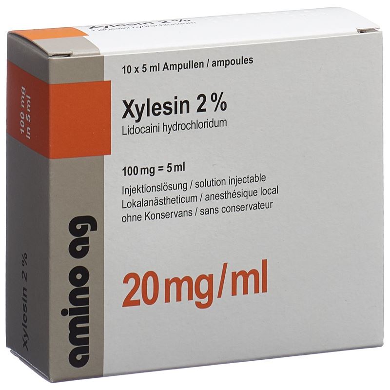 XYLESIN Inj Lös 100 mg/5ml 10 Amp 5 ml