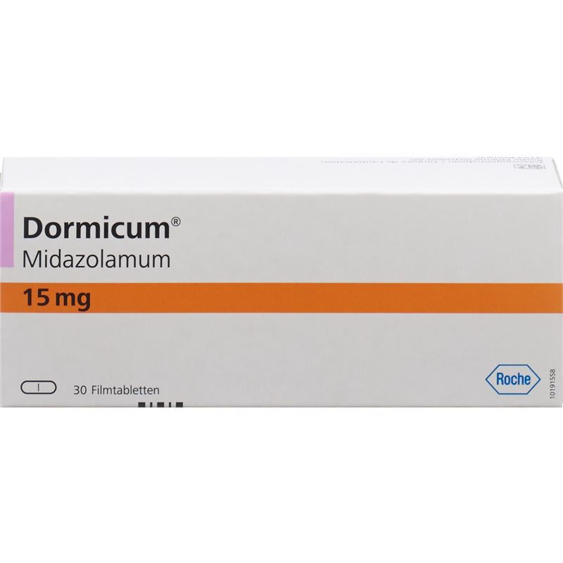 DORMICUM Filmtabl 15 mg 30 Stk - PICFRONTTOP