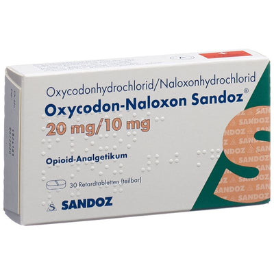OXYCODON-NALOXON Sandoz 20 mg/10 mg 30 Stk